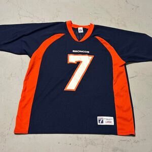 Denver Broncos John Elway Logo 7 Short Sleeve Jersey
